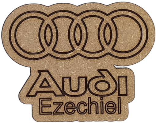 Magnet - Logo Audi personnalisable